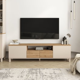 Hanah Home Mood - MD1-CS Soporte para TV Arena y Roble